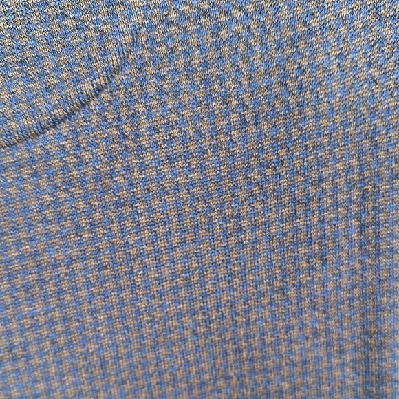 Jos. A. Bank Men’s Blue and Brown Houndstooth Sweater Vest - Picture 6 of 9